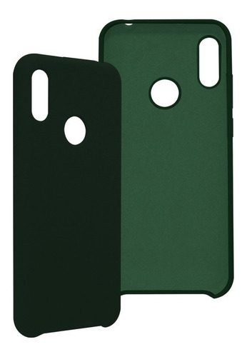 Funda Ghia Silicon Color Verde Con Mica Para Huawei Y6s /vc