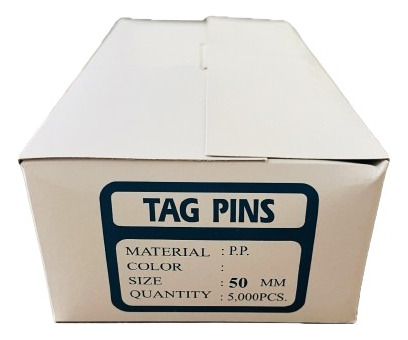 Pack X5 5000 Hilos Plasticos Regular 50 Mm Tag Pins