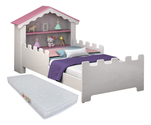 Mini Cama E Colchão Magia Casinha De Boneca Juvenil Infantil