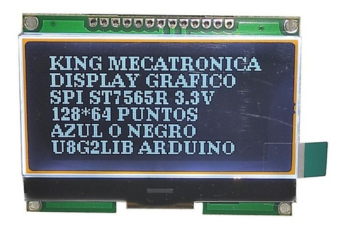 Display Lcd Grafico Pantalla 128x64 Compatible Arduino
