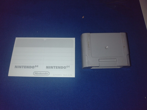 Controller Pak Nintendo 64 Original En Caja (Reacondicionado)