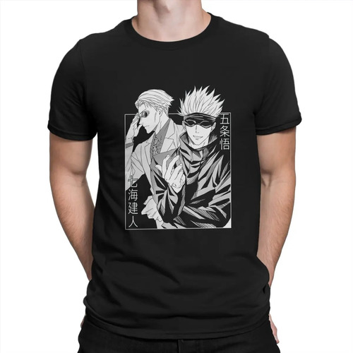 Polo Jujutsu Kaisen Kento Nanami Satoru Algodón Reactivo