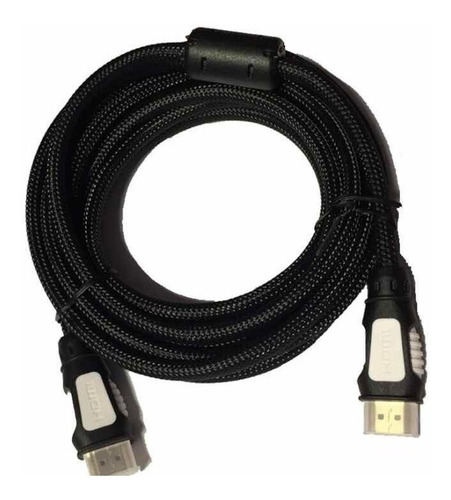 Imagen 2 de 8 de Cable Hdmi 2.0 Alta Velocidad 4k Resistente 3m Negro Skyway