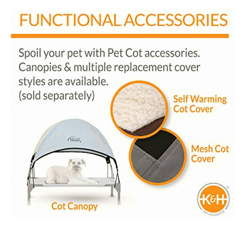 K&h Pet Products Original Pet Cot Cama Elevada Para Perro