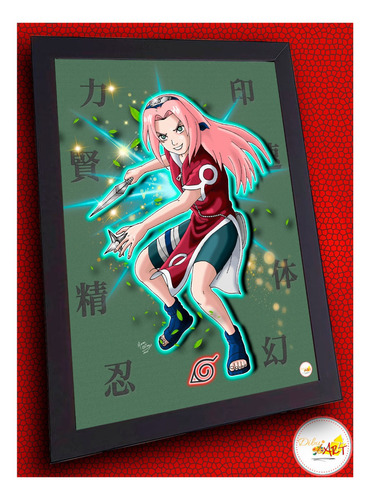 Imagen 4 de 4 de Cuadros De Animes - Naruto - Dibujart