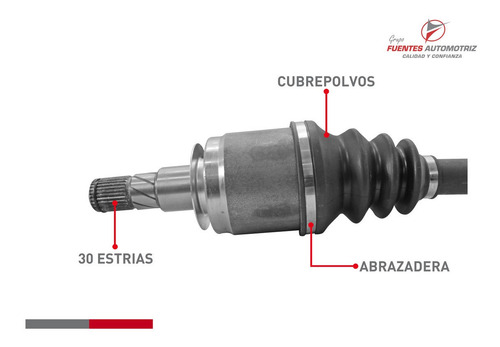 Flecha Completa Pil Np300 Frontier 4x4 2.5 2022 S/abs