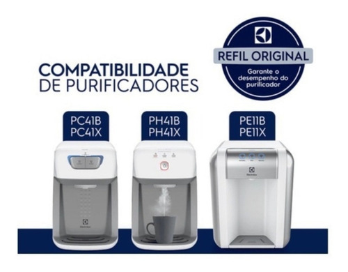 Imagem 4 de 7 de Refil De Filtro De Água Electrolux Pe11b Pe11x Pc41b Pc41x..