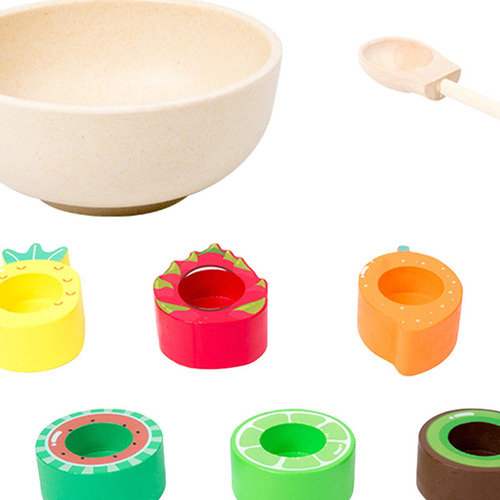 Bola De Arco-íris Em Copo Brinquedo Montessori, Bola De