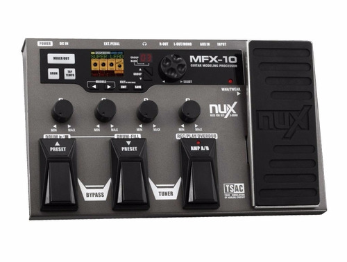 Pedalera Multiefecto Para Guitarra Nux Mfx10