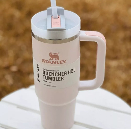 Stanley Quencher 30oz Vaso Taza Mug Termo Asa Con Funda Prot Rosa Claro-rosa Quencher
