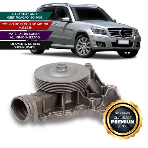 Bomba D Agua Mercedes-benz Glk280 X204 3.0 2008/2009 Oferta