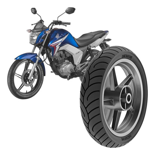 Pneu Moto Cg Titan Rinaldi Aro 18 90/90-18 57p Traseiro Hb37