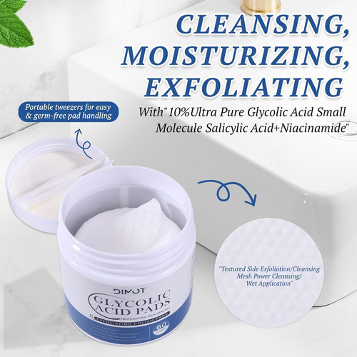 Almohadillas De Ácido Glicólico, Almohadillas Exfoliantes