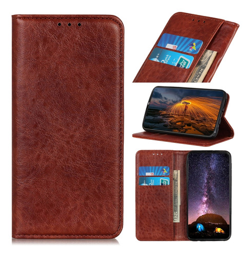 For Oneplus Nord N100 Crazy Horse Texture Leather Case