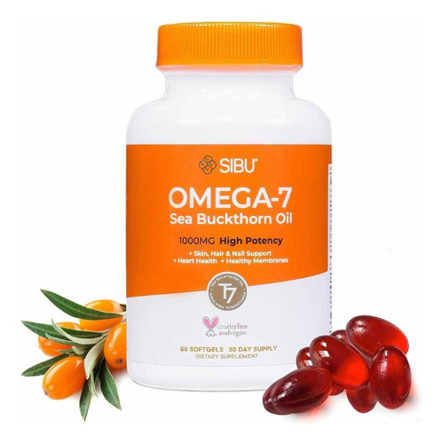 Omega 7 60 Capsulas Sibu - Unidad a $4115