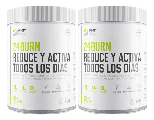 24 Burn Quemador De Grasa, Reduce Tallas, Enérgico