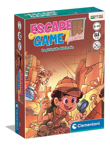 Clementoni Juego De Mesa - Juego De Escape Room - La Pirámid