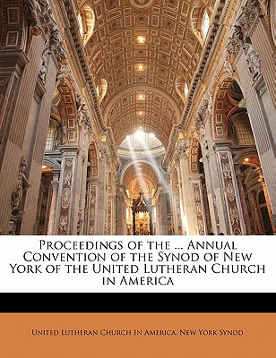 Libro Proceedings Of The ... Annual Convention Of The Syn...