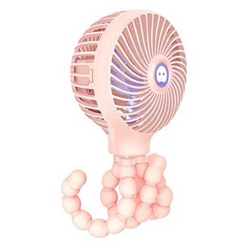 Trelc Mini Ventilador De Mano Para Cochecito De Oficina, Aut