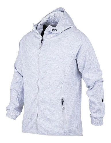 Campera Deportiva Flash Hombre Entrenar Capucha Poliester