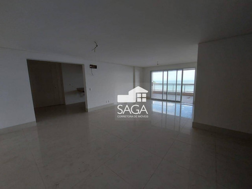 Imagem 11 de 30 de Frente Mar! Apartamento Com 4 Dormitórios À Venda, 250 M² Por R$ 2.500.000 - Canto Do Forte - Praia Grande/sp - Ap3973