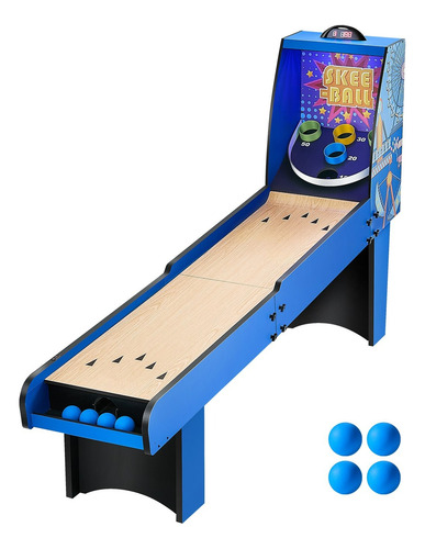 Mesa De Juego Arcade Roll & Score 8ft Marcador Led 4 Bolas