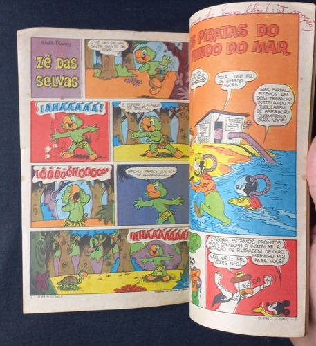 Gibi Antigo Zé Carioca Ano 67. Hq Raro Zé Carioca Ano 67. Gibis Disney (Usado)