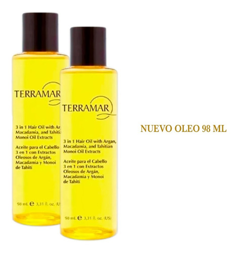  Oferta 2 Oleo Terramar 98 Ml Presentación Viaje 