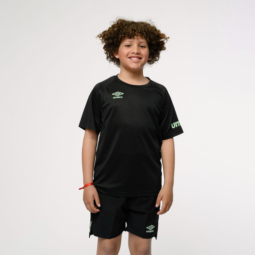 Remera Manga Corta Zipper Umbro Junior Niños