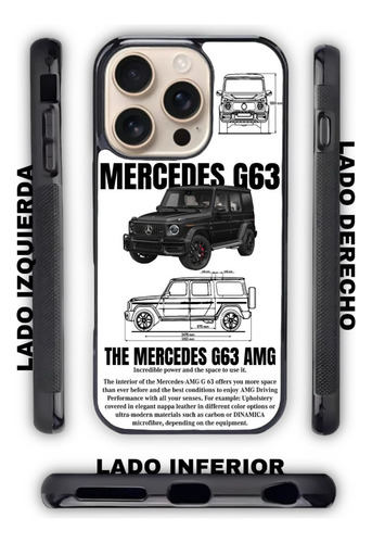 Funda Antigolpes Para Iphone Y Otros Mercedes Amg G63 Negro Iphone 12 Pro