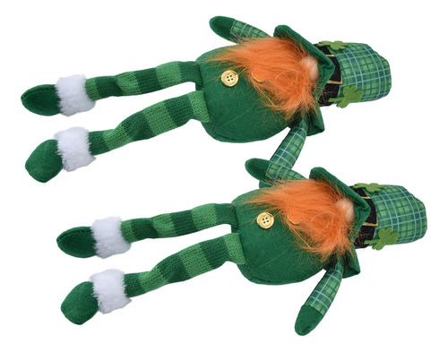 Gnomos De Peluche Para El Día De San Patricio, 2 Unidades, D