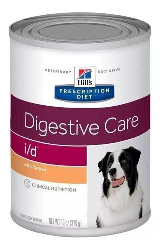 Alimento Hill's Prescription Diet Digestive Care i/d para perro de raza pequeña, mediana y grande sabor pavo en lata de 13oz