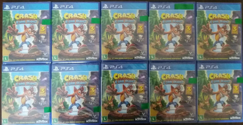 Crash Bandicoot Trilogia Ps4 Mídia Física 