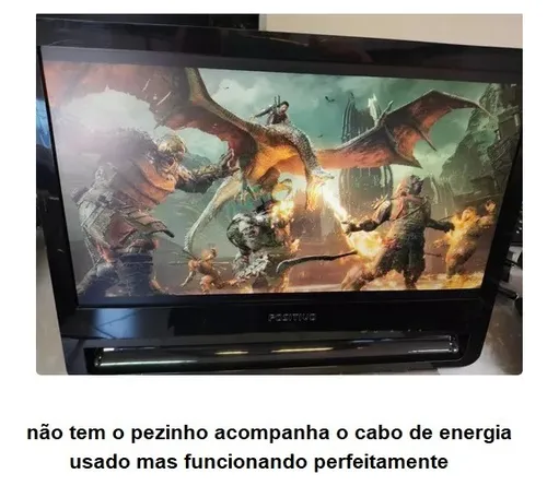 comprar Monitor Positivo Fit 856 18.5'' Usado Funcionando Perfeitame