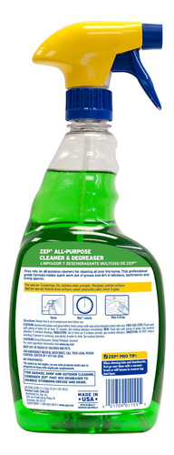 Zep All-purpose Cleaner 32 Oz (case Of 4) Cleans Almost A...