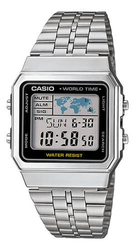 Reloj Casio Clásico De Acero Inoxidable Para Hombre.