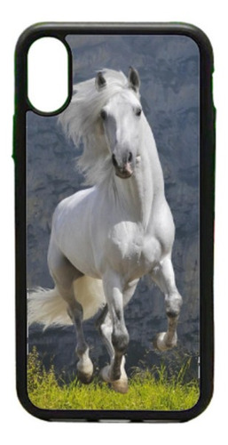 Funda Protector Para iPhone Caballo Blanco Vip