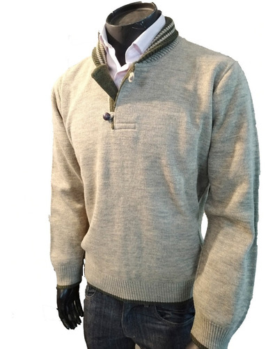 Sweater Buzo Hombre Modelo Náutico Innovatex Tejido De Punto