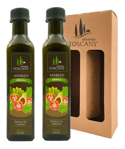 Aderezos Gourmet Pack Dúo Toscany - Albahaca X 2 - Saludable