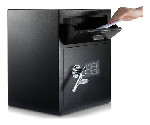 Adiroffice Caja Fuerte De Deposito Digital - Carga Frontal -