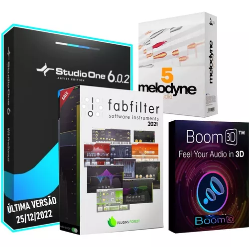 studio one 5  fabfilter melodyne  DAW