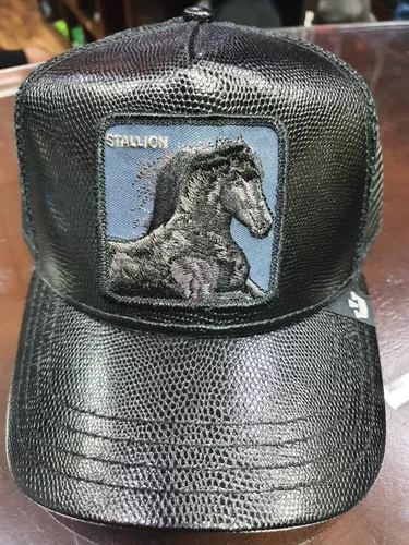 Gorra Animales Goorin Bros Piel Negra Original