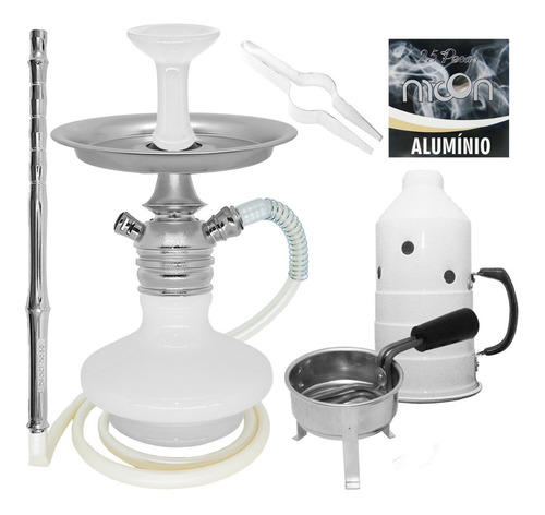 Narguile Completo Mini Monster Mangueira Anti Chamas Barato