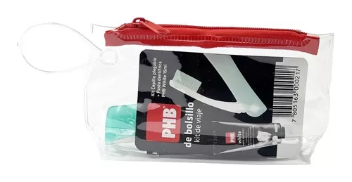 phb kit bucal de viaje cepillo de dientes + pasta de dientes total