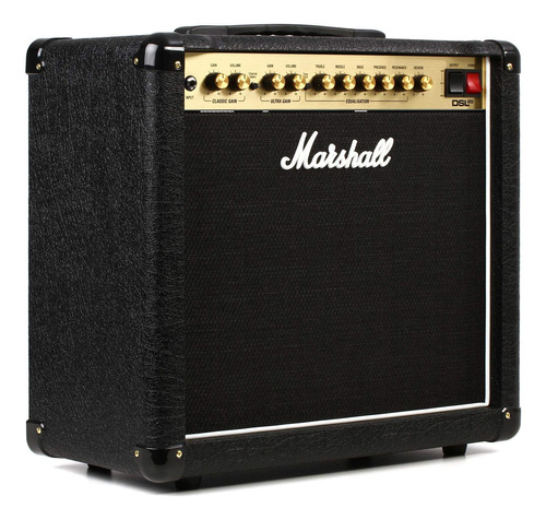 Amplificador combinado de guitarra Marshall (m-dsl20cr-u) cor preta