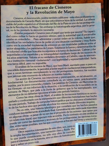 El Fracaso De Cisneros Y La Revolución De Mayo (Usado)