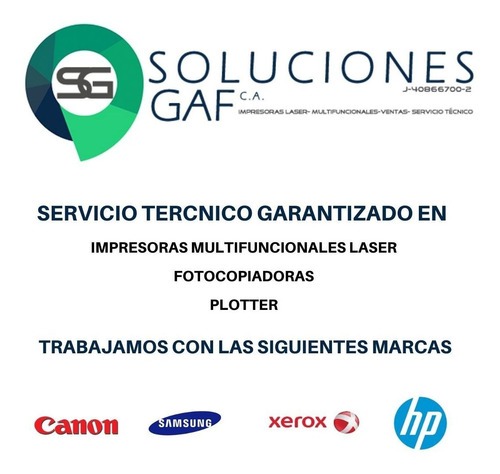 Imagen 2 de 3 de Servicio Técnico De Impresoras Láser Hp, Canon Samsung Otros