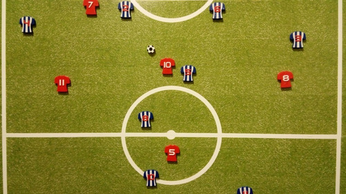 Imagen 4 de 5 de Pizarra Táctica De Fútbol Plegable Mag. 60 X 40 Cm + Sobre