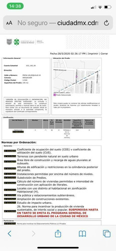 Imagen 5 de 5 de Irrigación, Terreno De 197 M2, Uso De Suelo Habitacional