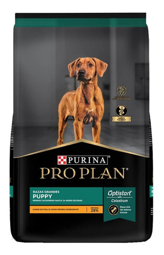 Alimento Pro Plan OptiStart Pro Plan OptiStart Puppy para cachorro de 3.5kg para perro cachorro de raza grande sabor pollo en bolsa de 3kg